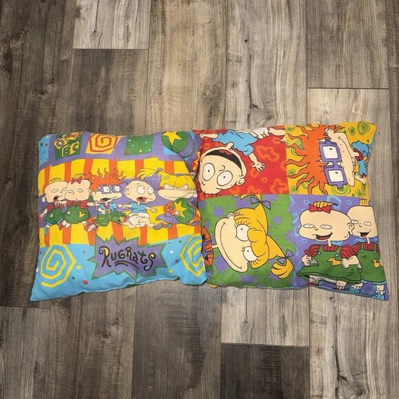 Other - Vintage 1997 Nickelodeon Rugrats Pillow 16×16 Cartoon Plush Throw Pillow Stuffed